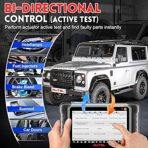 Miniatura 7 de Autel Escáner MaxiPRO MP808Z-TS - Herramienta de escaneo de control bidireccional basada en Android 11, actualizado 2023 de MP808TSMP808BT,