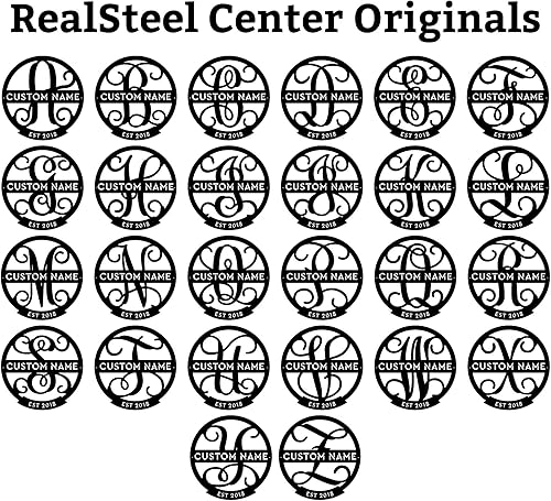 Miniatura 7 de RealSteel Decoración de granja, letreros de metal personalizados, letrero de apellido, regalos de inauguración de la casa, regalo de boda