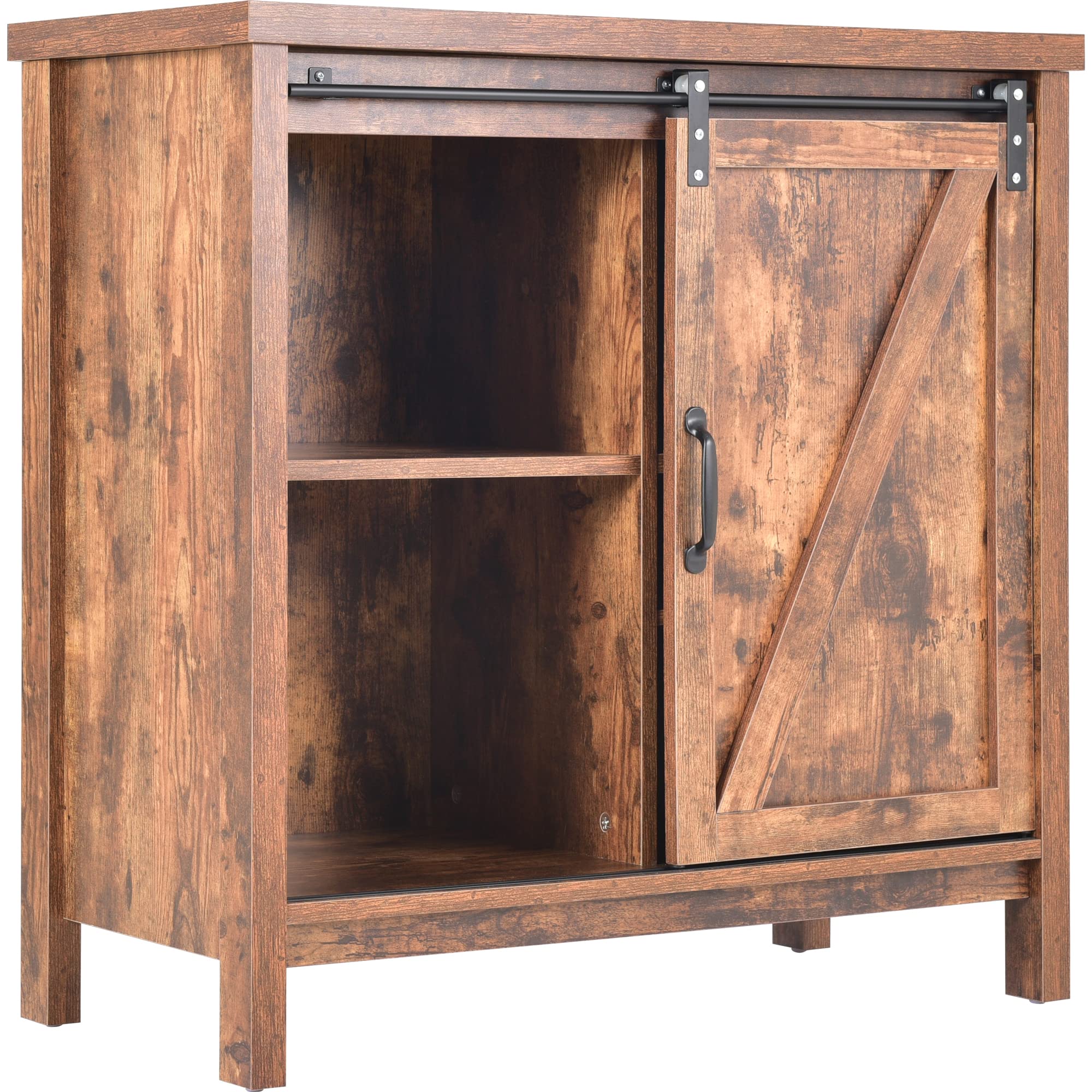 Buy Rustic Brown Wood Storage Wall ed & Freestanding, Medicine