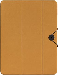 Native Union W.F.A iPad Folio – Foldable Stand and Cover Made of Recycled Materials Compatible with iPad Air 13" M2, iPad Pro 12.9" with Easy Magnetic Attachment and Button and String Design (Kraft)