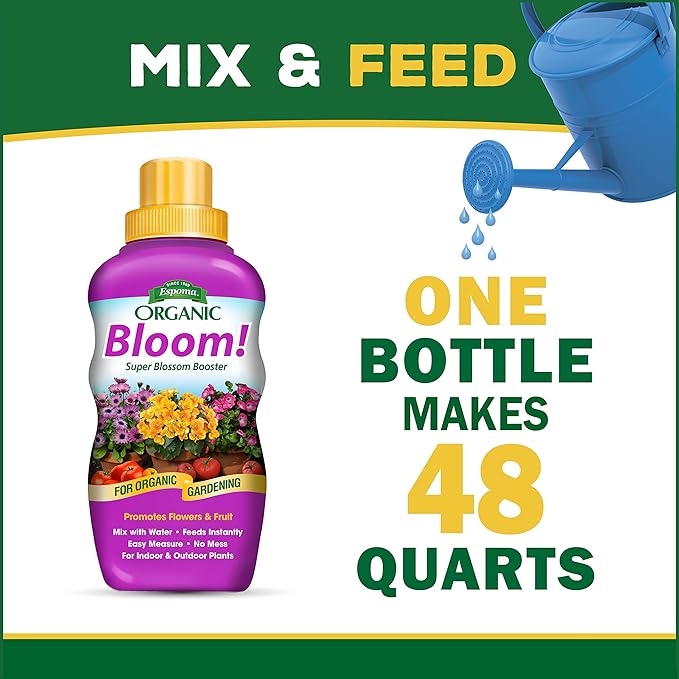 Espoma Organic Bloom! Concentrado 16 oz, Fertilizante Líquido miniatura 6
