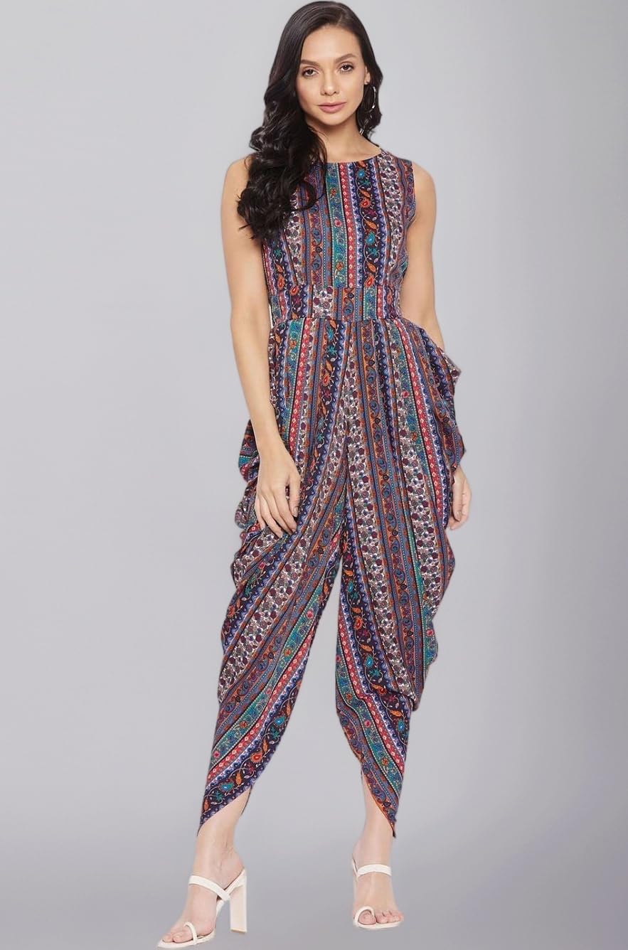 Elasticated Ethnic Dhoti Jumpsuit