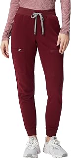Fabletics Women's On-Call Scrub Jogger, MotionTech, XL/Regular 28 in | 28, Wine