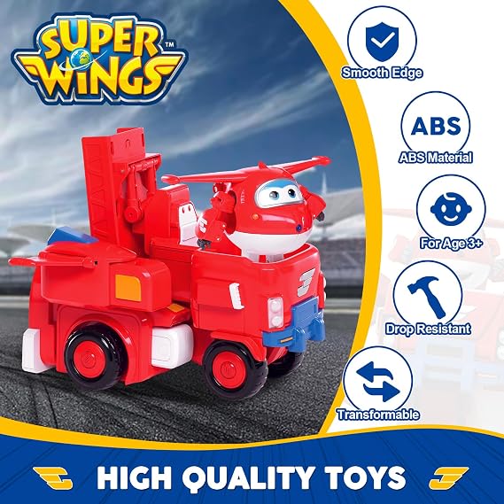 Super Wings Season 2 Jet Hogi Robot Suit + Mini Transjets Hogi Set Super Wings Season 2 Jett Hogi Robot Suit + Mini Transformer Jett Hogi Set Parallel Import Goods