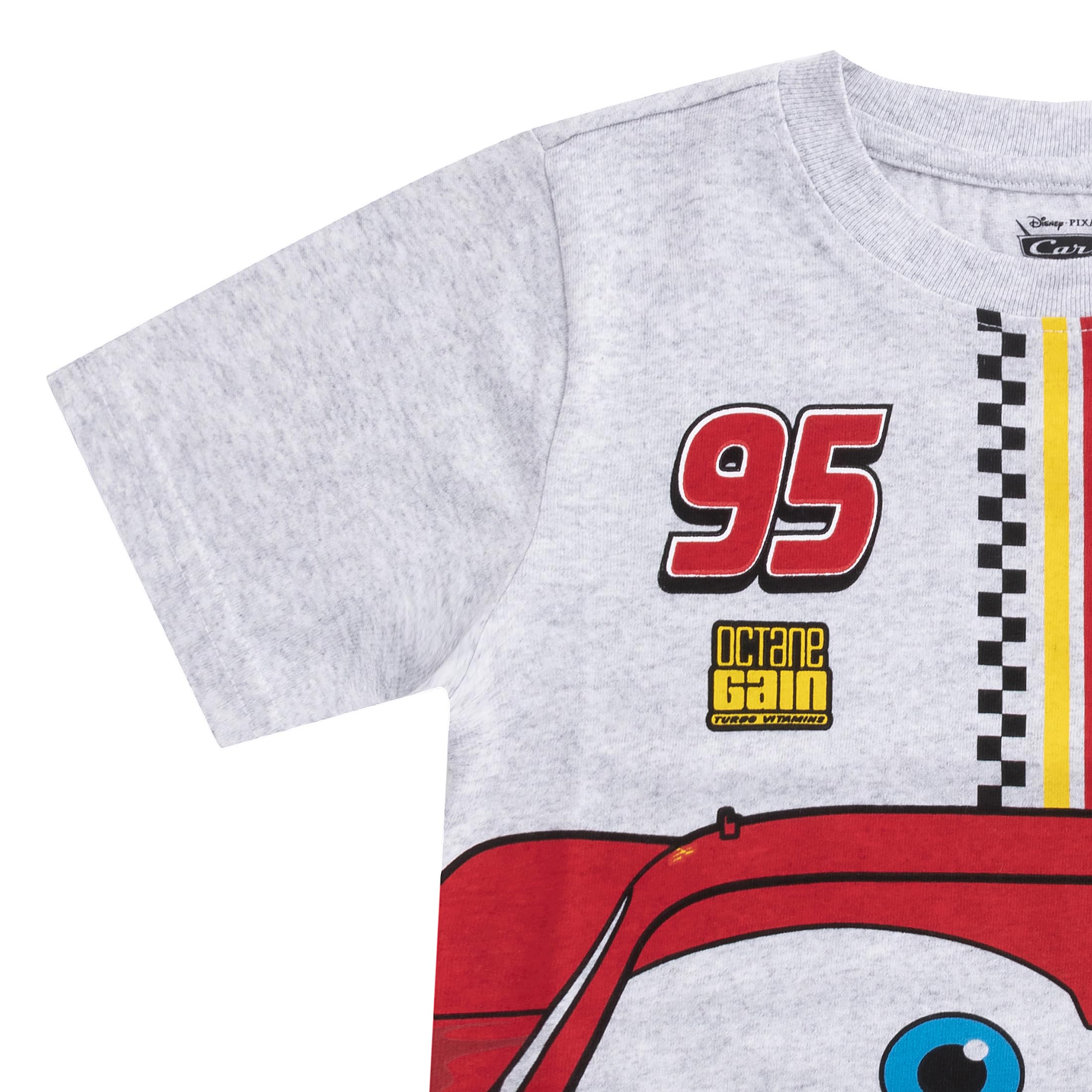 Disney Cars Lightning McQueen, maglietta a maniche corte e pantaloncini, set da 2 pezzi, per bambini piccoli e grandi