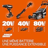 WORX WG349E.9 Chainsaw 20 cm 20V S/bat, Black - 7