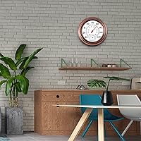 Vista 6 de Termómetro higrómetro para exteriores, termómetro inalámbrico de 8 pulgadas, termómetro de interior para temperatura del hogar, sin batería