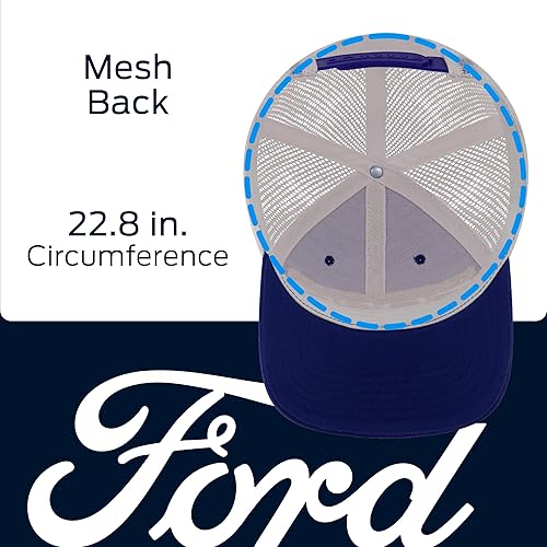 Vista 5 de Ford Truck Hat, Logo Mesh Adjustable Baseball Cap with Curved Brim