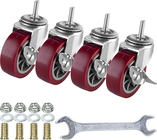 1 4 Threaded Stem Casters