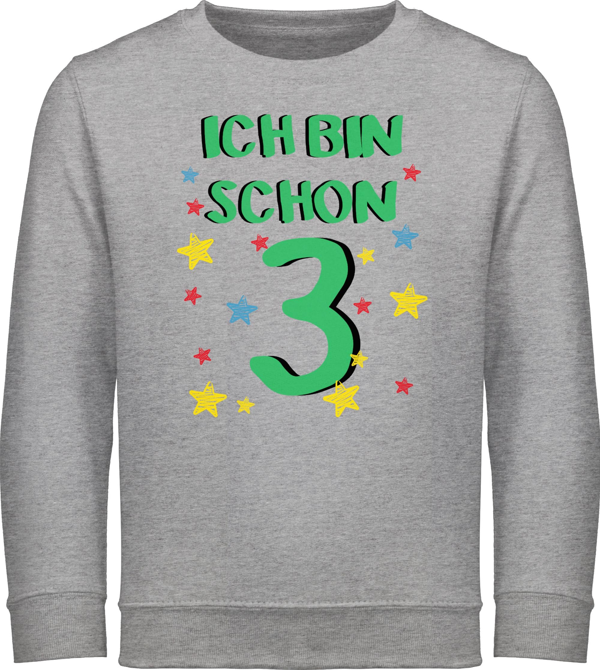 Personalisiertes Kinder Sweatshirt - 'BÄÄM Ich Bin 3' Mit Namen