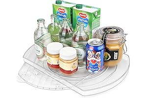 Smart Spin Refrigerator Organizer: Maximize Space & Efficiency