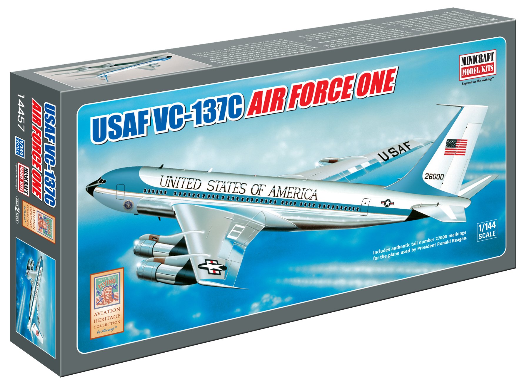 Minicraft Boeing Vc 137 Usaf Air Force One 14457 Aeroplane