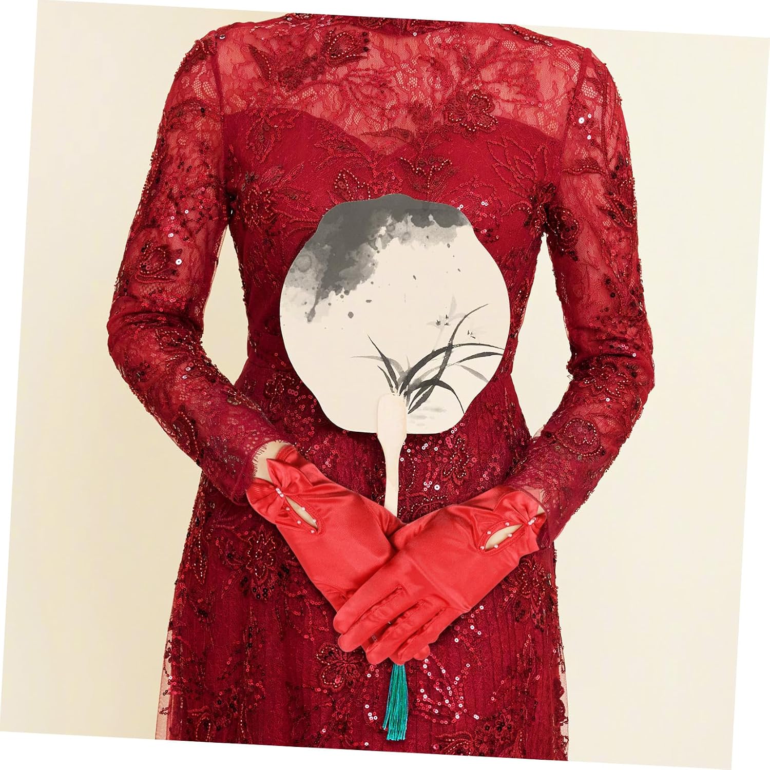 Wrist Satin Gloves for Women Elegant Wedding Accessory Formal Gloves for Prom Dresses and Special