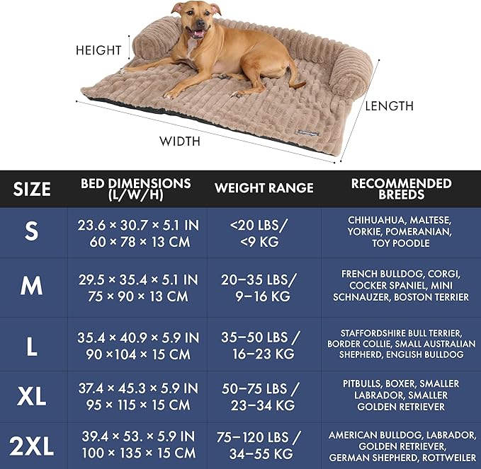 Cama Protectora para Sofá Perro Grande Lavable Antideslizant miniatura 4