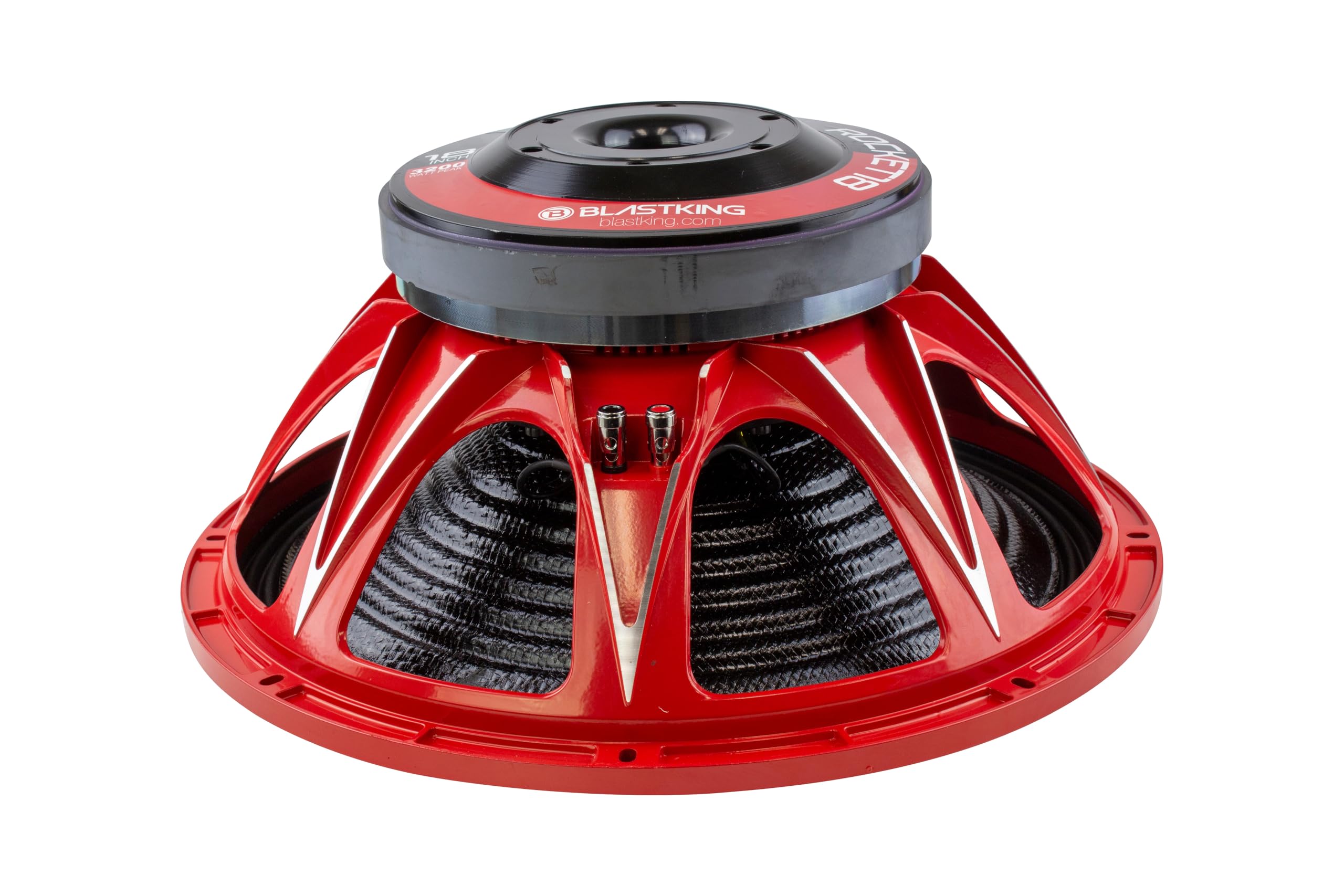 サブウーファーキャビネット 黒 赤 Amazon | Blastking ROCKET18 18インチ 3200W 高出力ウーファー