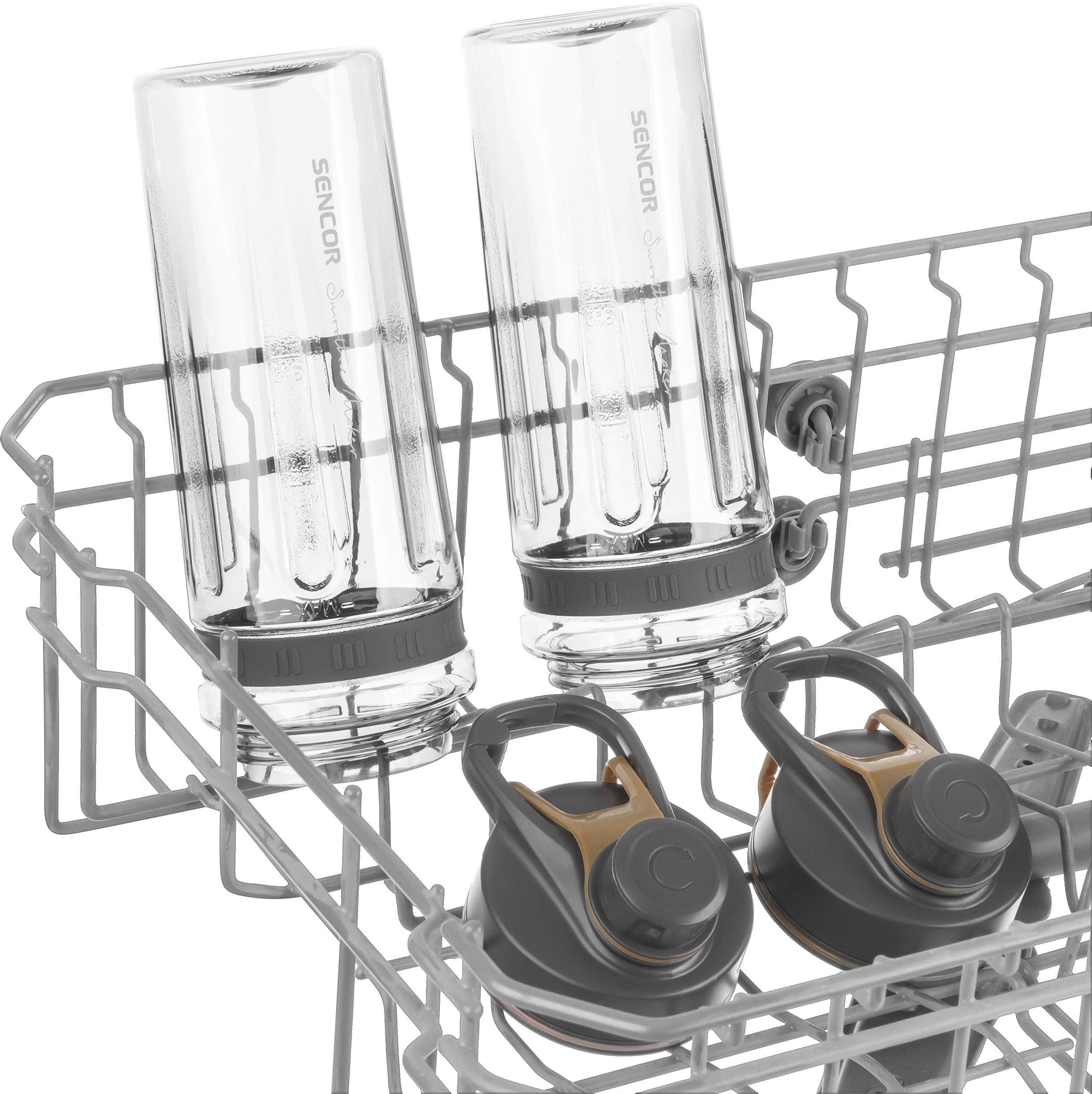 SENCOR SBL 7077CH - Batidora de vaso para smoothies (con 2 botellas deportivas, sin BPA)