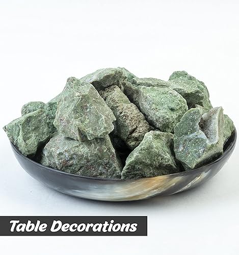 Miniatura 6 de Piedras y cristales en bruto de jade afgano, piedras preciosas crudas de más de 1,000 quilates para equilibrar chakras, rocas de cristal curativo