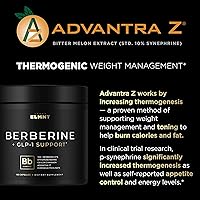 Vista 6 de 141,500 mg GLP-1 Berberina Suplemento para pérdida de peso + dihidroberina, canela de Ceilán, picolinato de cromo, melón amargo - 100 veces