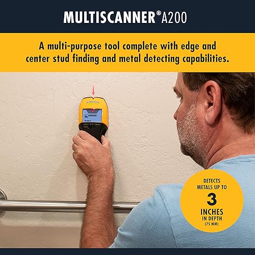 Miniatura 2 de Zircon Multiscanner A200 Escáner electrónico de pared, detector de metales y de cables activos de corriente alterna con puntero SpotLite
