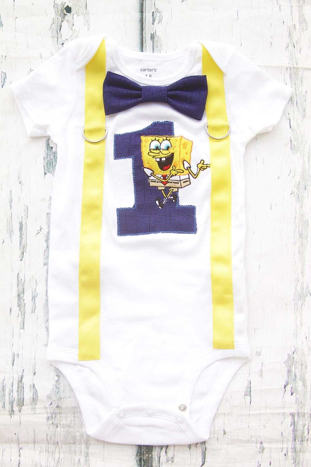 Spongebob 1st birthday outfit Clearance