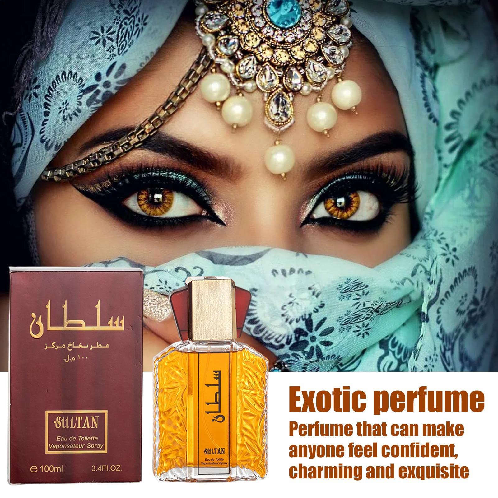 Profumo arabo | 3,4 fl. Spray profumo arabo Oz - Profumo esotico, profumo di olio a lunga durata, deodorante per ambienti, regalo profumato per San Valentino da viaggio Dous