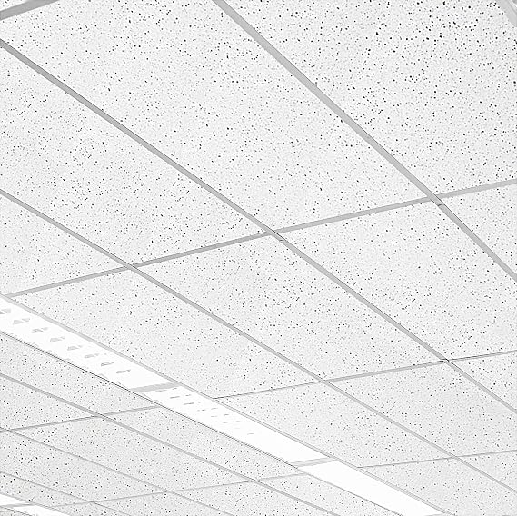 Suspended Ceiling FINE ND FISSURED Board Acoustic Panel Tiles 1195mm x 595mm Fit in 1200mm x 600mm
