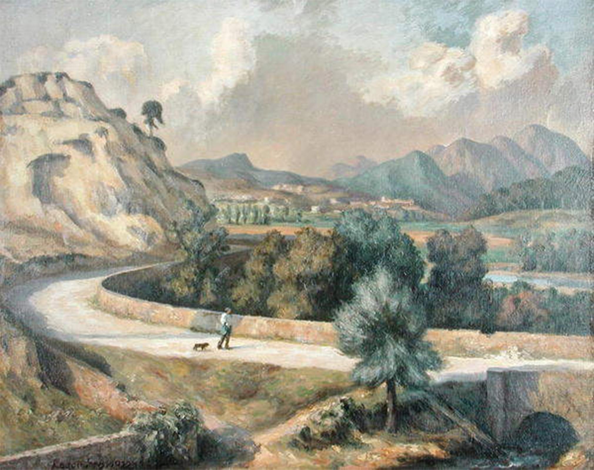 Posteriik No Frame Famous Animal Posters Vintage Picture Italian Landscape By Roger Eliot Fry Modern Wall Decor For Home Decor 60X90cm