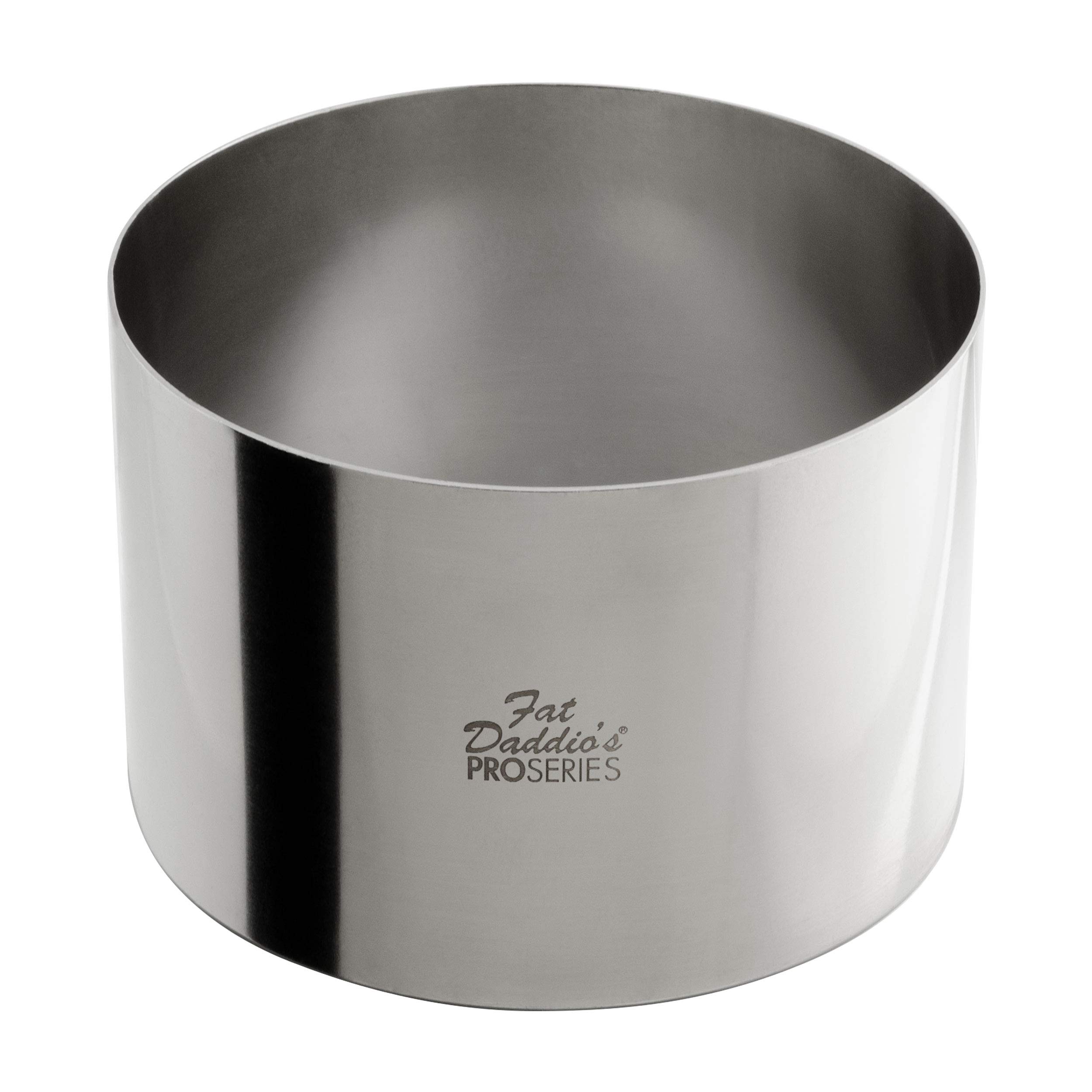 Fat Daddio's Stainless Steel Round Cake &amp; Pastry Ring 5 x 3 Inch