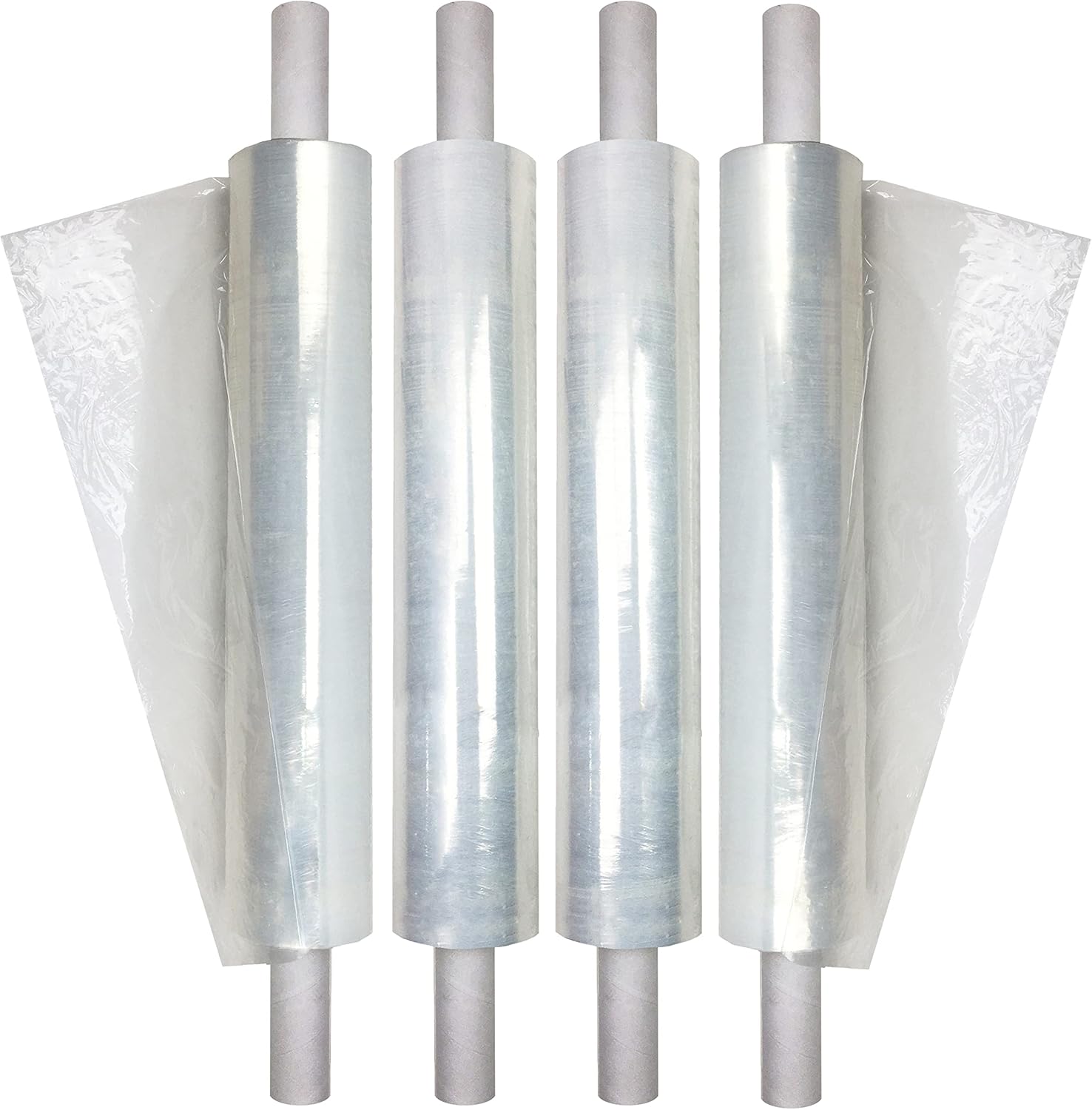 Stretch Film/Wrap for Packaging, Shipping, and protection (Machine Stretch Wrap 20 x 5000-75G - 1 Roll), Clear Heavy Duty Stretch Film, Pallet Wrap, For Moving, Furniture & Storage