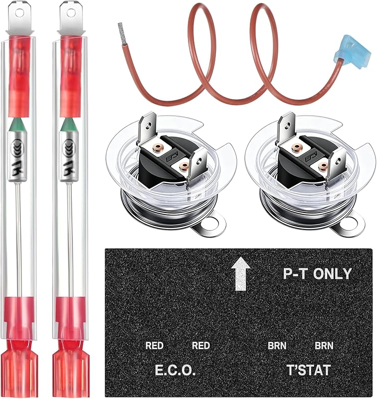 Dreyoo 91447 RV Water Heater Thermal Cutoff with ECO Thermostat Assembly | Compatible with 93866 Atwood GC6AA-10E Water Heater, Triple-Stage Overheat Protection, Complete Repair Kit, Easy Installation