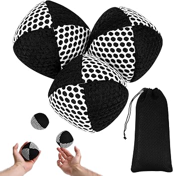 3 Packs Juggling Balls for Beginners with Storage Bag