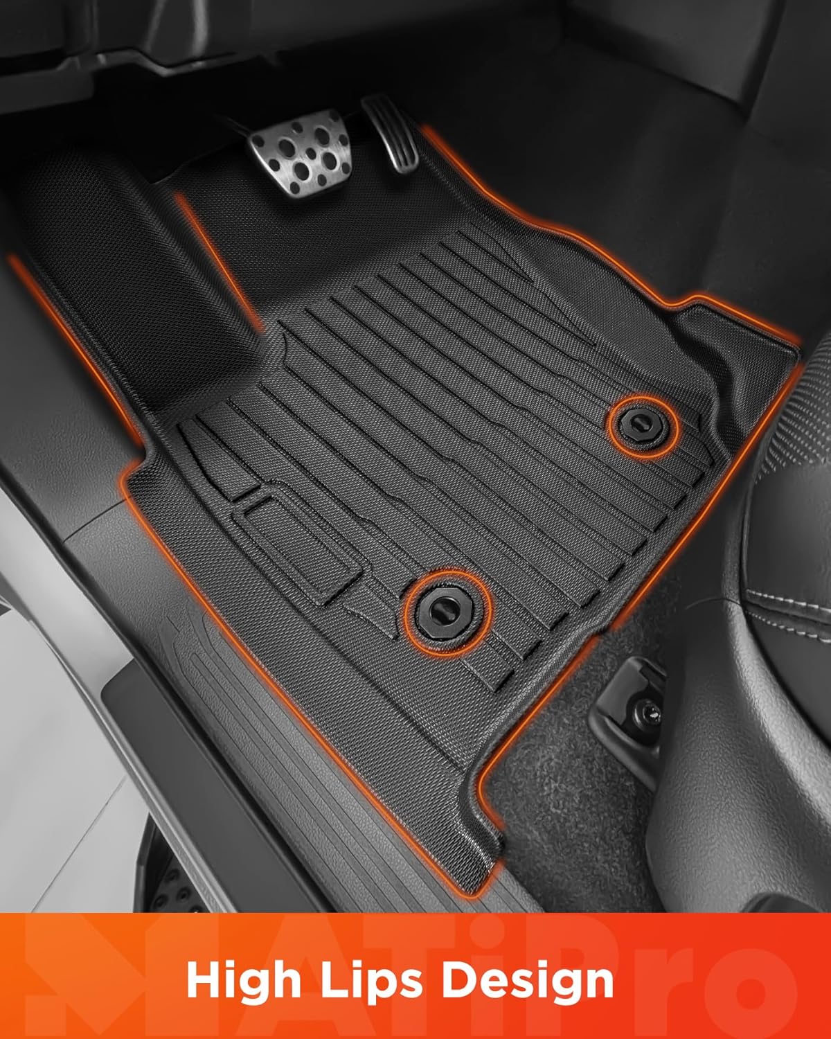 Car Floor Mats for Toyota 4Runner: TPE Carpet Custom Fit 4 Runner 2025 6th Gen Only 5 Seat - All Weather Rubber Front Rear Cargo Liner SUV Full Set Interior Accessories (Not fot Hybrid EV I-Force Max)