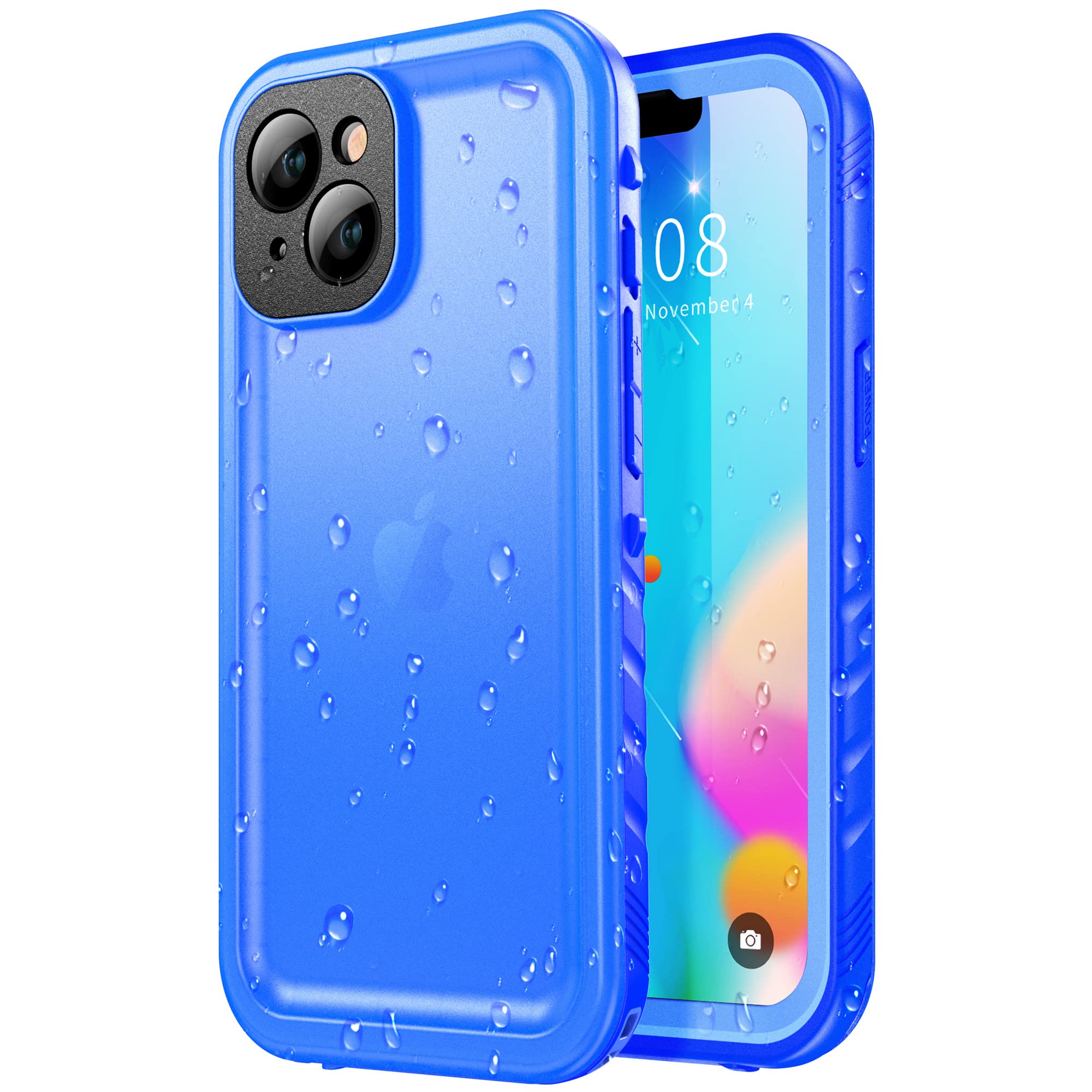 SPORTLINK Design for iPhone 14 Waterproof Case - Shockproof Dustproof Phone Case with Screen Protector for iPhone 14, Full Body Protective Case for