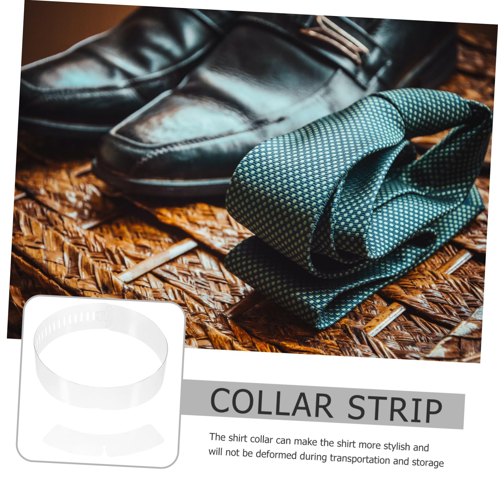 200 Tiras de Cuello de Plástico Transparentes para Camisa de Hombre, Duraderas y Que Previenen Deformaciones, Accesorio Adecuado para Camisa y Uso Diario