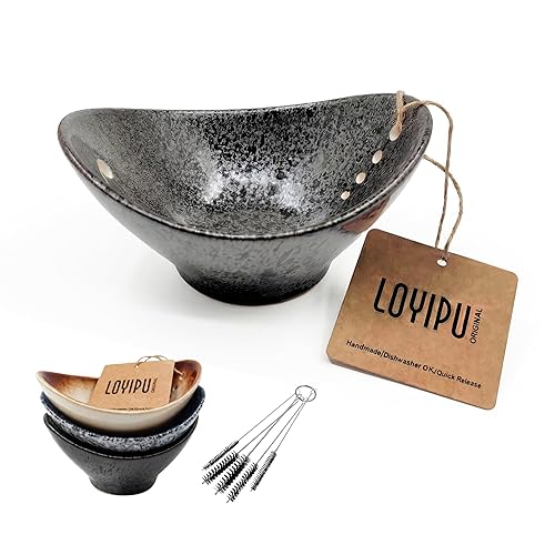 Herb Stripper Bowl, Handmade Ceramic Leaf Remover Tool for Basil,