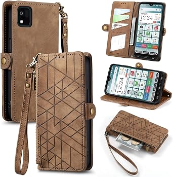 Compatible with Oppo A16K Case,Compatible with Oppo A16e Card Holder PU Leather Flip Stand Magnetic Closure Phone Cover Brown