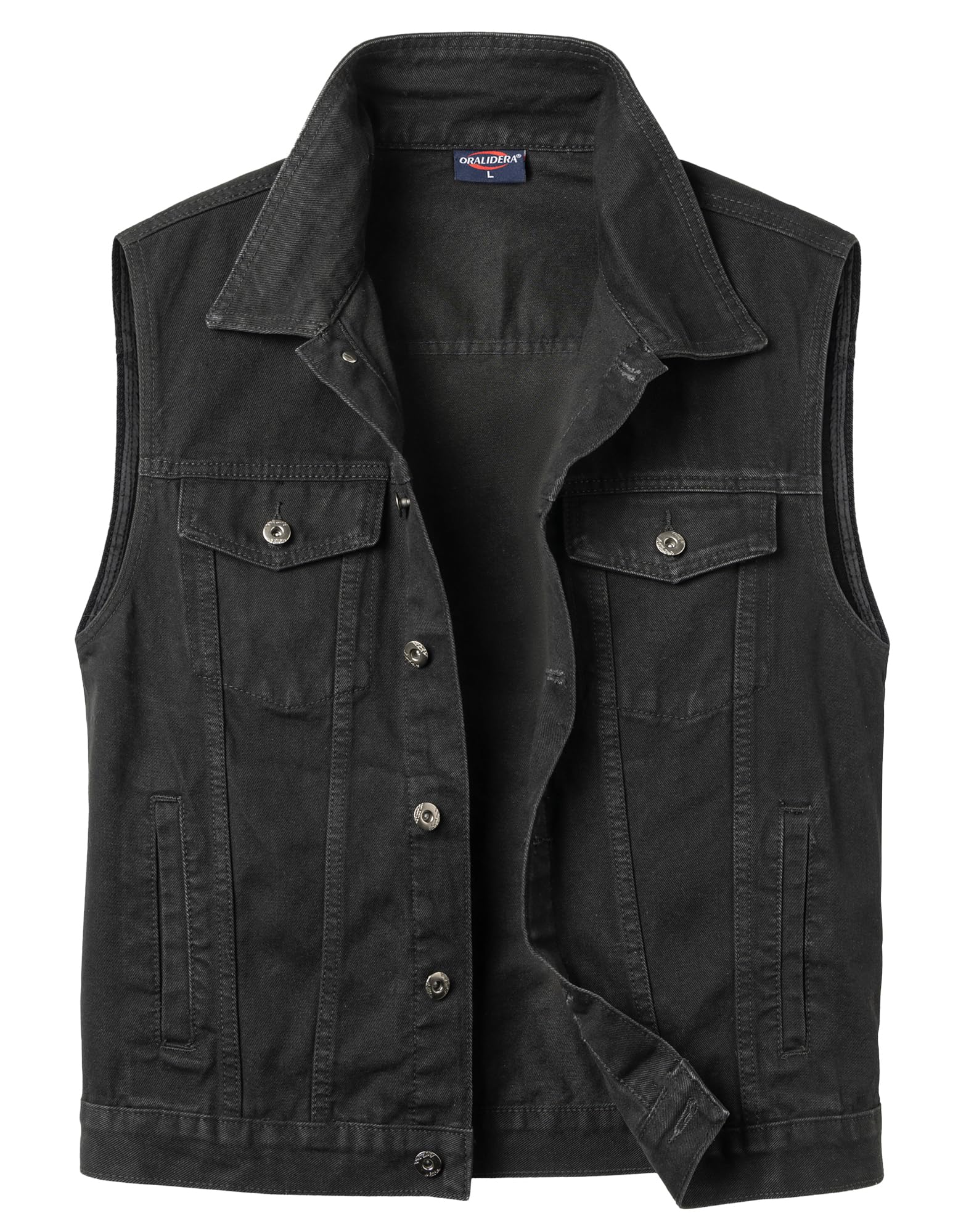 Chalecos Vaquera para Hombre Biker Chaleco Tejano Moto Chaqueta Vaquera Sin Mangas