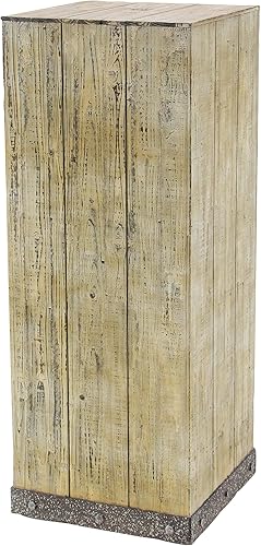 Deco 79 Rustic Wood Square Pedestal Table, Set of 3 - Thumbnail 5
