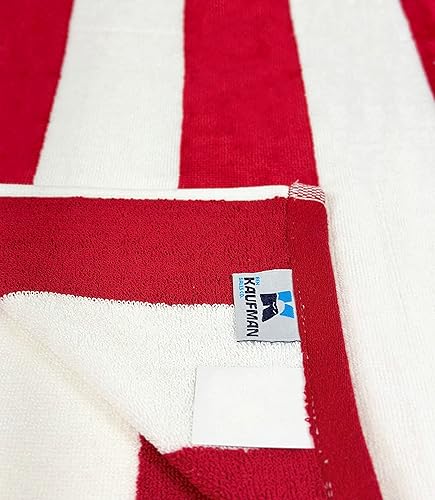 Miniatura 6 de Kaufman Joey - Juego de 3 toallas de playa ultrasuaves de 32 x 62 pulgadas y una bolsa de playa, felpa, toalla de playa 100% terciopelo de algodón,