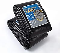 Vista 37 de GUARD SHIELD Lona beige resistente impermeable de 12 x 16 pies para exteriores, lona gruesa resistente a los rayos UV con ojales, 25/64 pulgadas