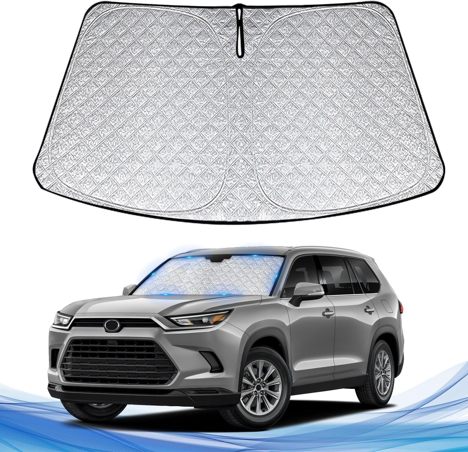 Amazon.com: Galaxy Auto Shield Custom Fit Reflective Windshield Sun ...