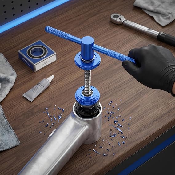 VGEBY Headset Cup Press Tool, Headset BB Bottom Bracket Press Installation Tool for Mountain Headset Pressin Headset Press Tool Bictool