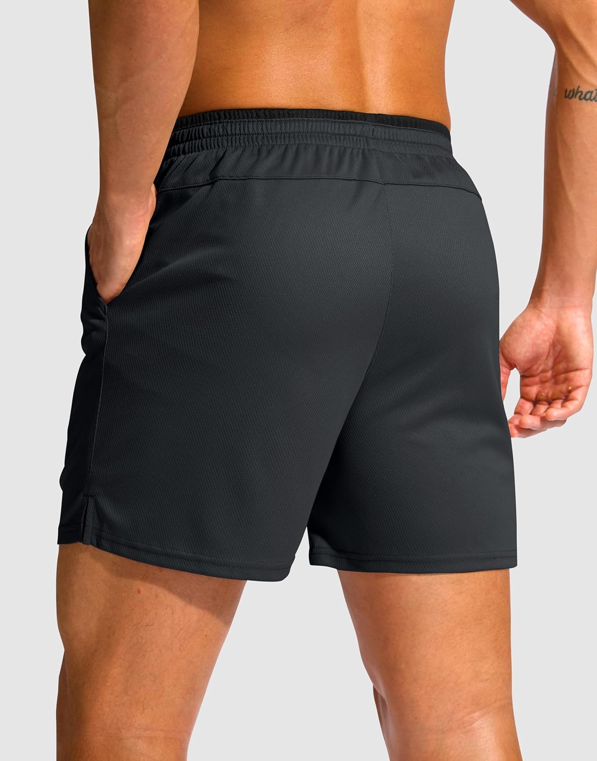 G Gradual Men's Running Athletic Shorts with Zipper Pocket 5"/ 7" Lightweight Quick Dry Gym Workout Shorts for Tennis Active - Image 2