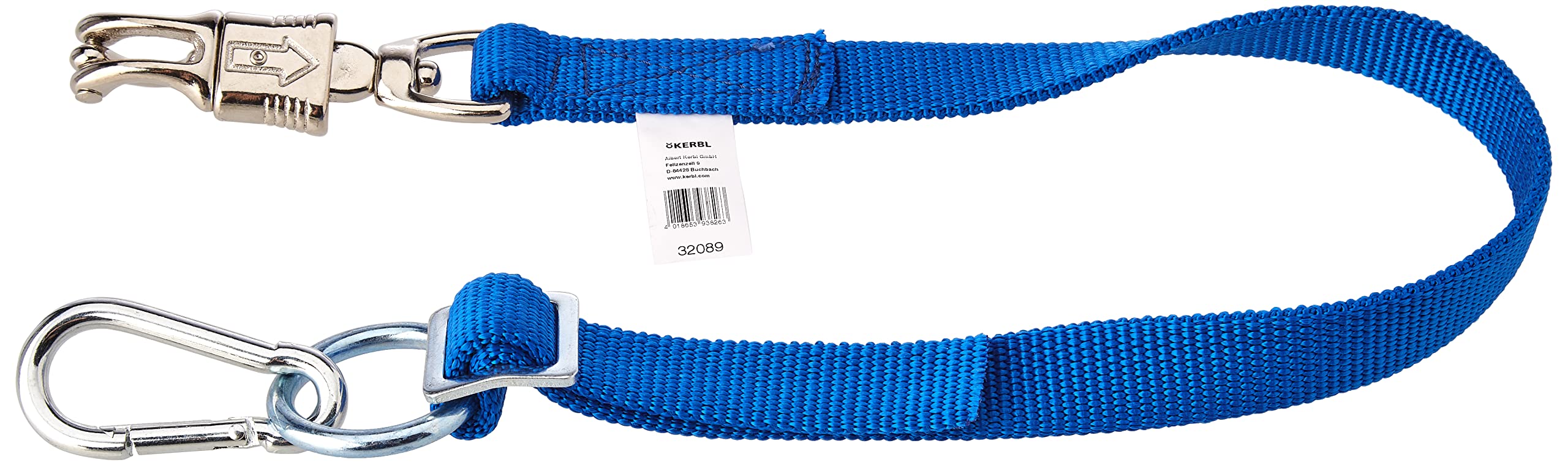 Kerbl 32089 tethering strap infinitely adjustable, blue, 1 Stück (1er Pack) - Image 2