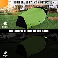 Vista 4 de Funda para cortacésped con accesorio de ensacado, ajuste universal para cubiertas de hasta 54 pulgadas con ensacadora, cubierta de tela Oxford 600D