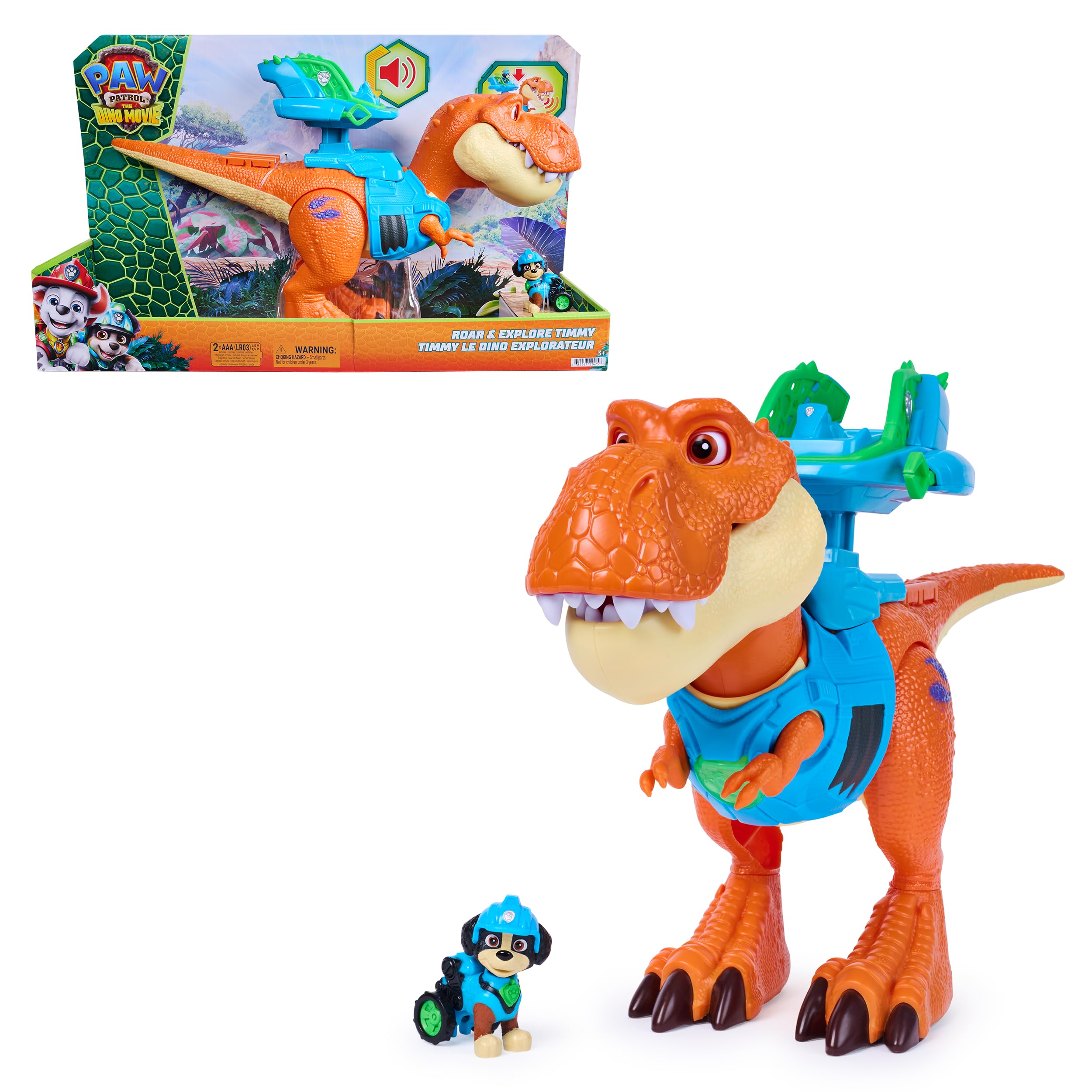 Paw Patrol - Pack Herramientas Dino Timmy | Patrulla Canina Juguetes Que Incluye A Timmy | Juguetes para Niños De 3 Años O Más | Regalo Niño 3 Años