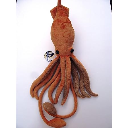 Amazon 深海生物シリーズダイオウイカ ぬいぐるみ ブラウン 7430 ぬいぐるみ おもちゃ
