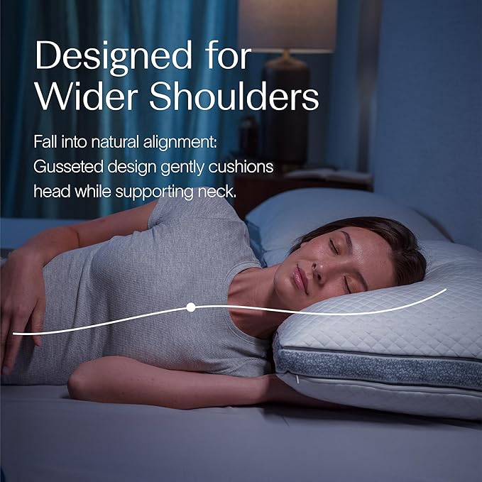 Almohada Memory Foam King Ajustable con Funda Removible miniatura 2