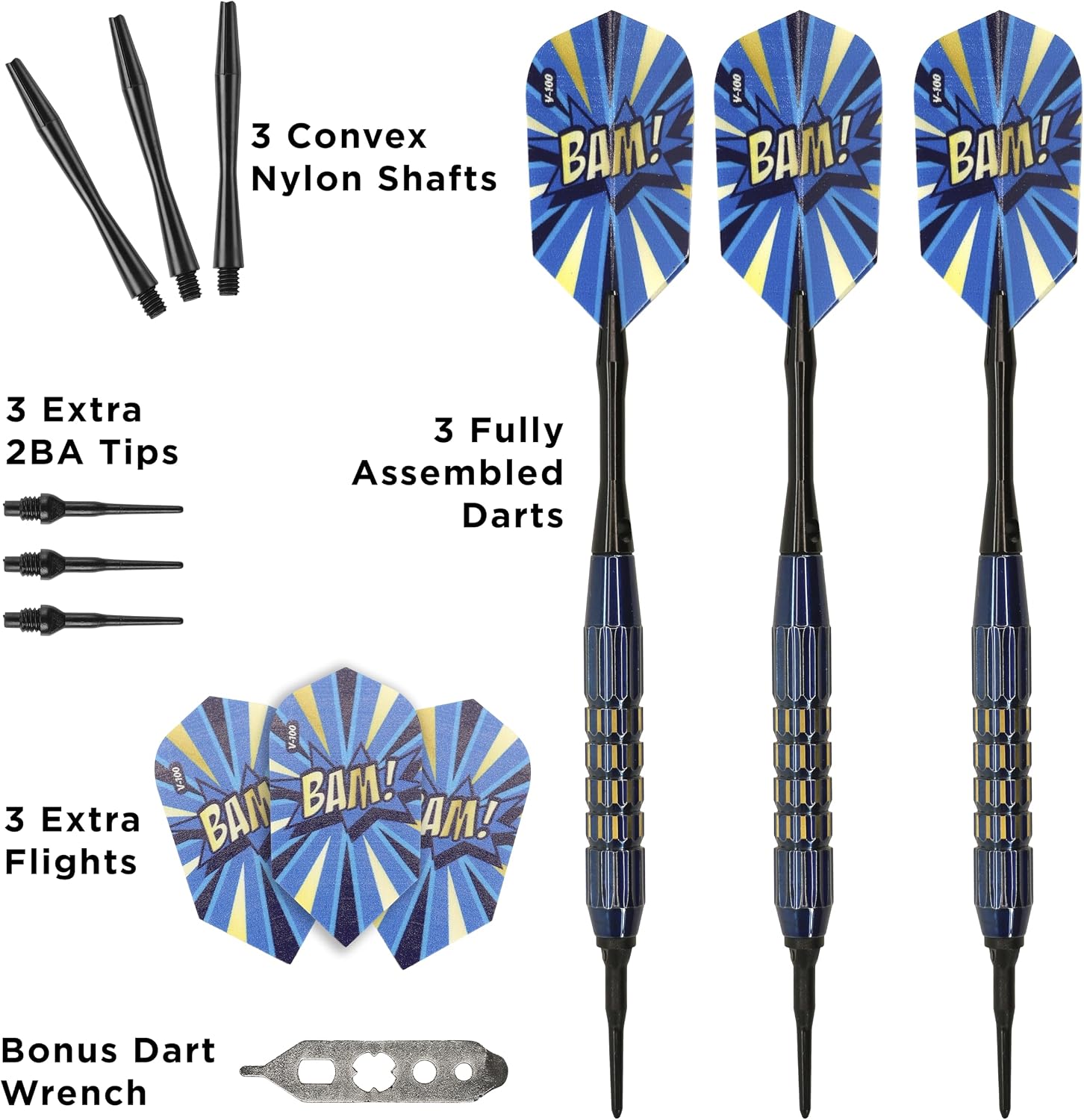 Viper by GLD ProductsViper Wind Runner Soft Tip Darts, 16 Grams