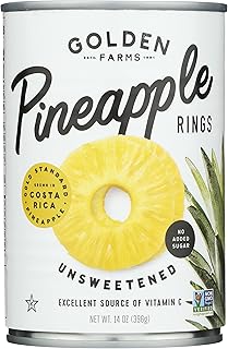 GOLDEN FARMS Pineapple Rings, 14 OZ